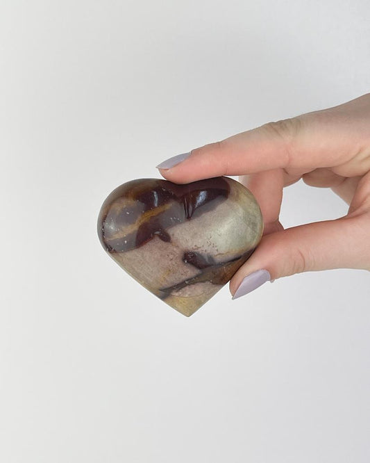 Coração Shiva Lingam 5,0 a 6,0 cm aprox.