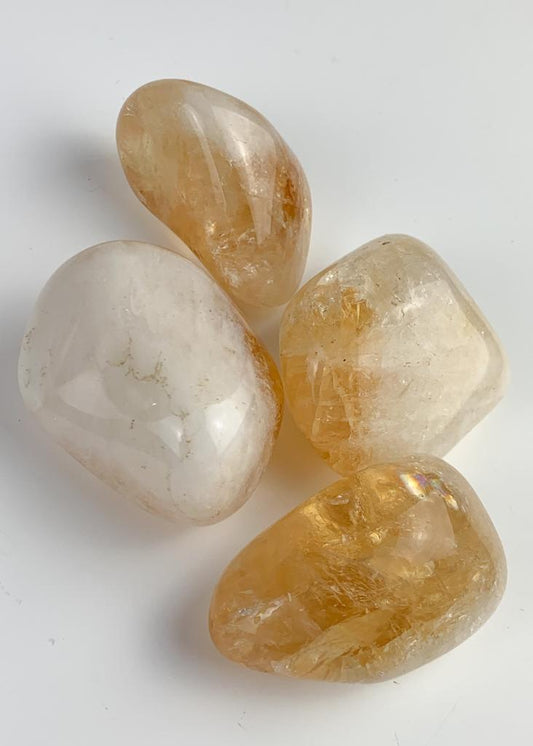 Pedra Citrino Rolado 13 a 35 gramas