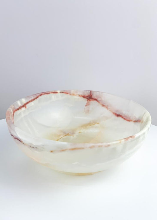 Bowl Ônix branco 12,5 cm aproximadamente
