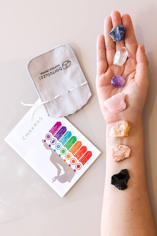 Kit Chakras bruto Cura e Meditação
