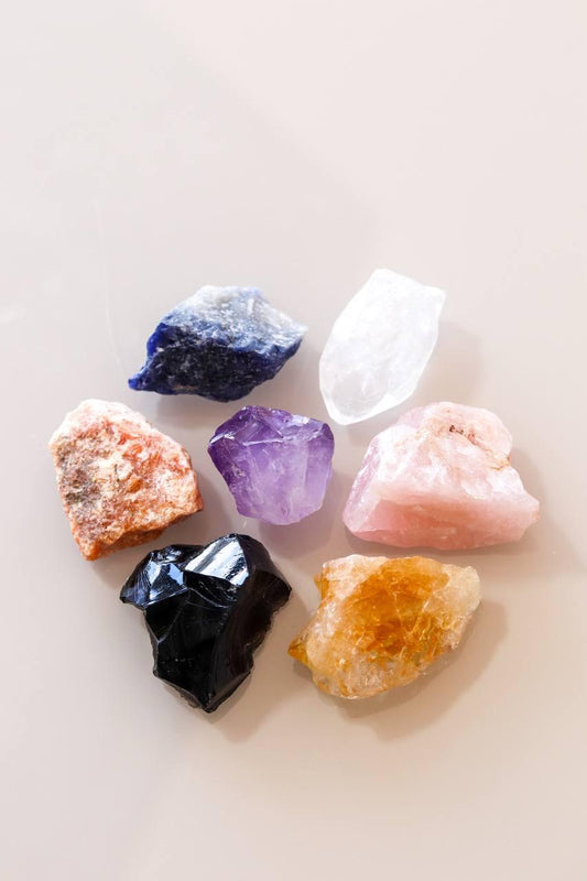 Kit Chakras bruto Cura e Meditação