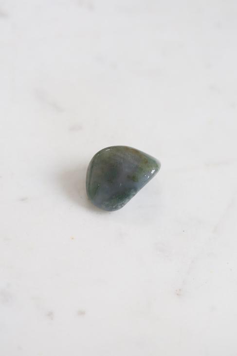 Pedra Ágata Musgosa Rolada 8 a 10 gramas