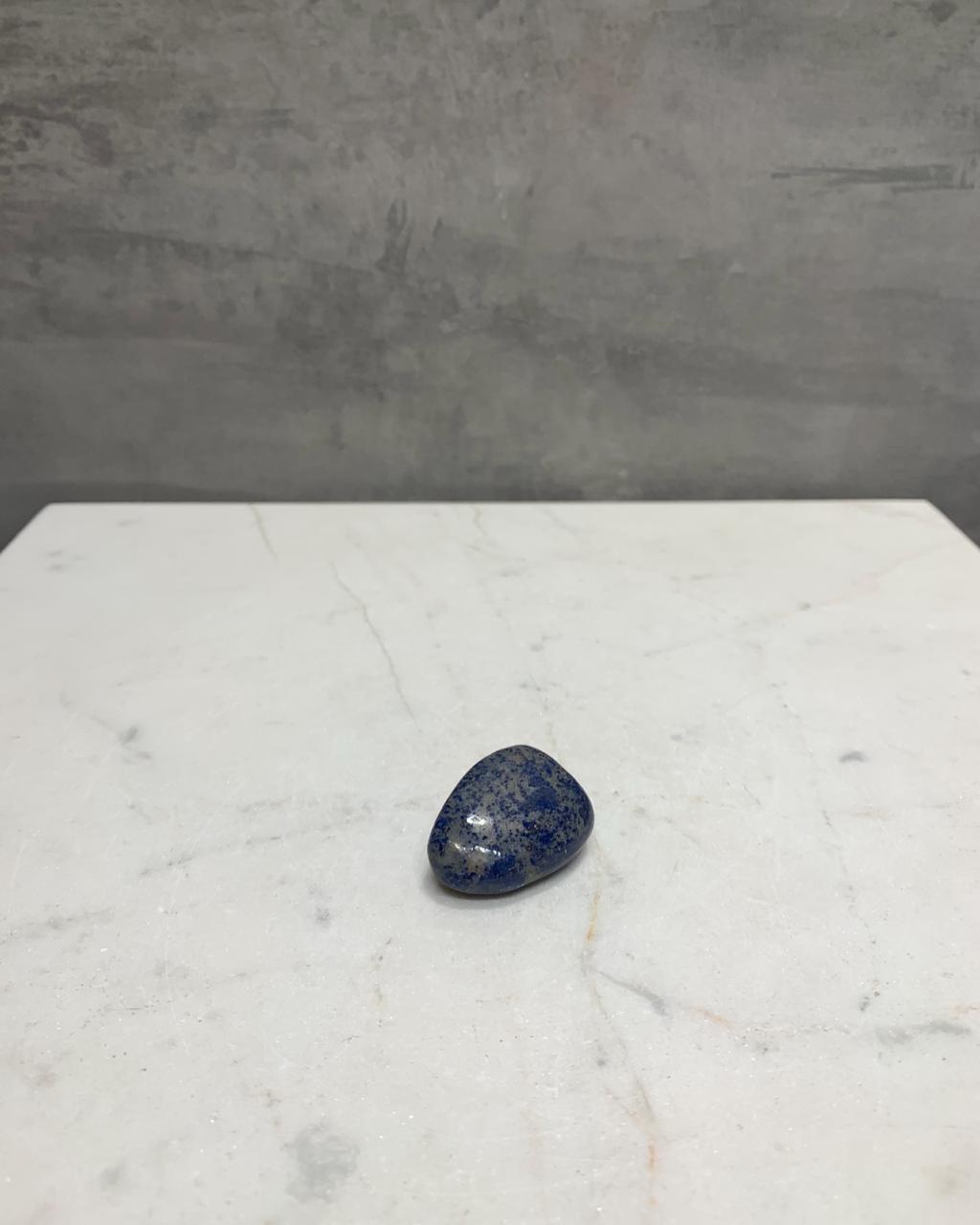 Pedra Dumortierita Rolada 8 a 11 gramas