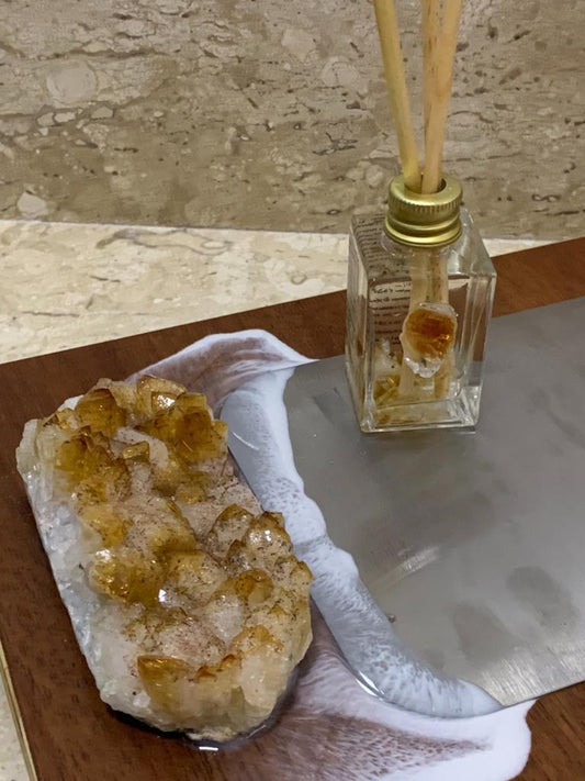 Tábua Drusa Citrino Para Servir