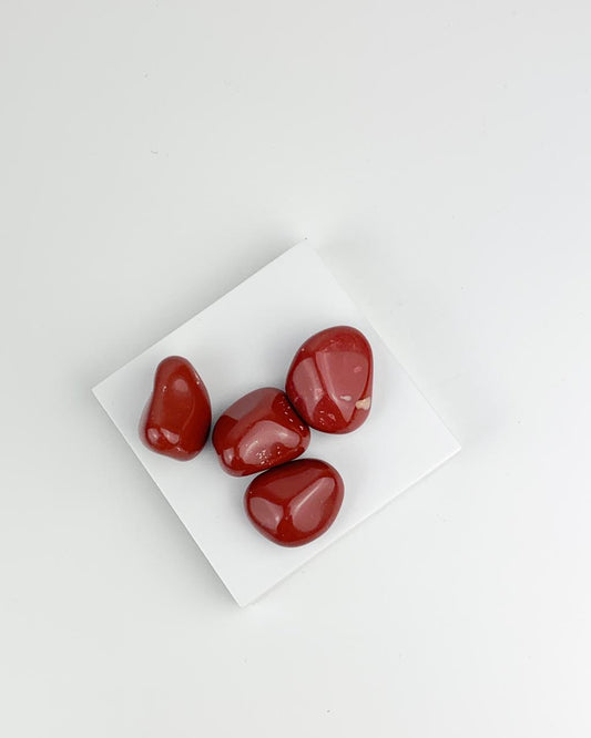 Pedra Jaspe Vermelho Rolado 14 a 25 gramas