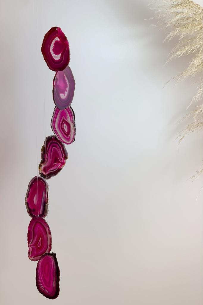 Sino dos Ventos Ágata Rosa