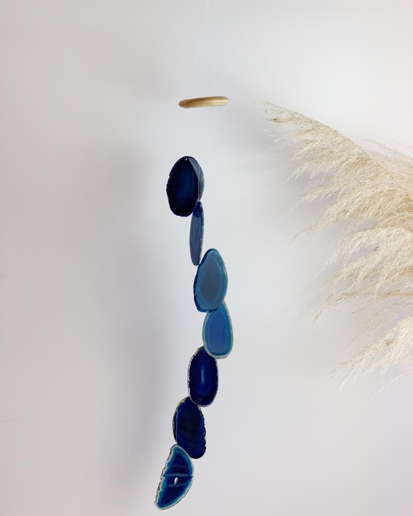 Sino dos Ventos Ágata Azul