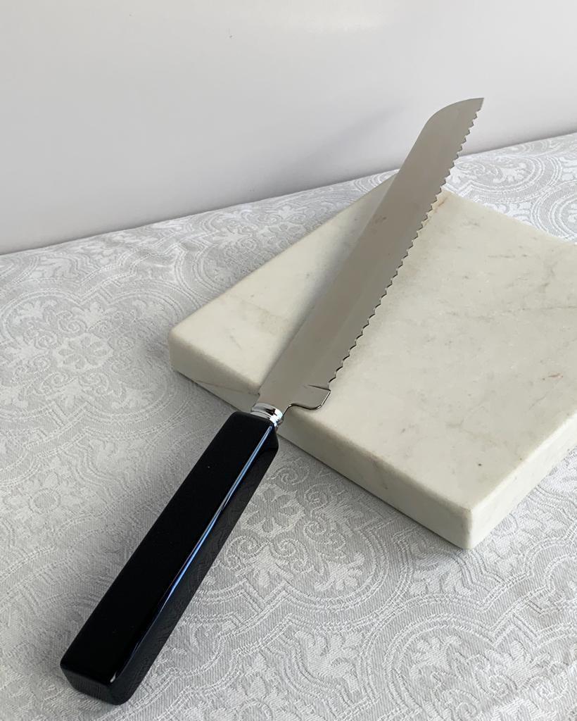 Faca Para Pão  Ágata Preta