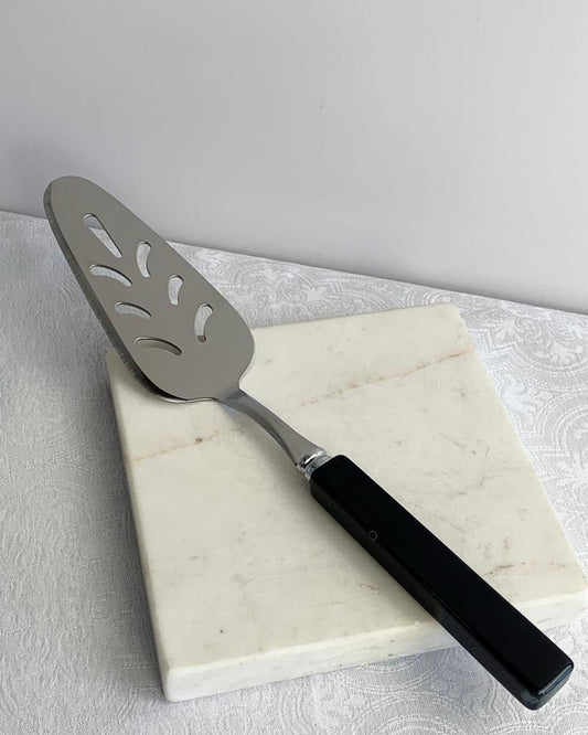 Espátula Para Bolo Ágata Preta Tingida