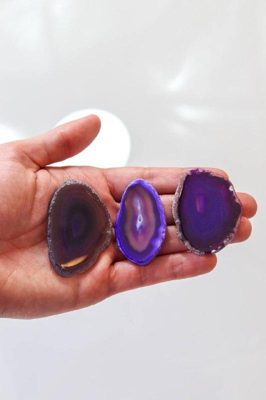 Chapa Ágata Roxa Tingida 00