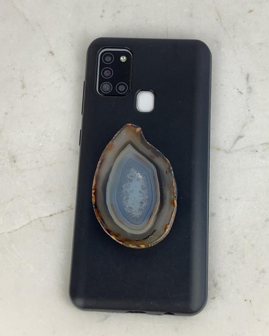Suporte para celular de  Ágata natural