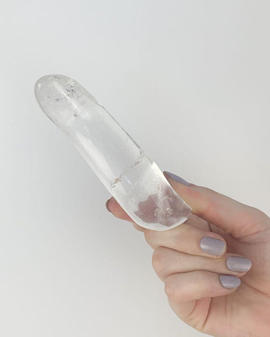 Massageador Cristal de Quartzo 100 a 148 gramas aprox.