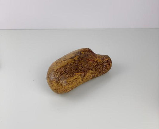Pedra Leopardita Forma Livre Polida 1,155 Kg