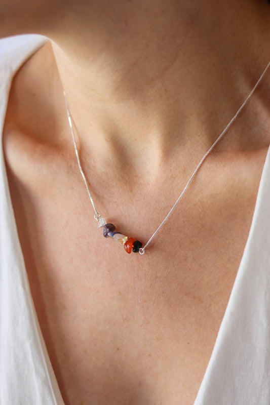 Colar Chakras Prata 925