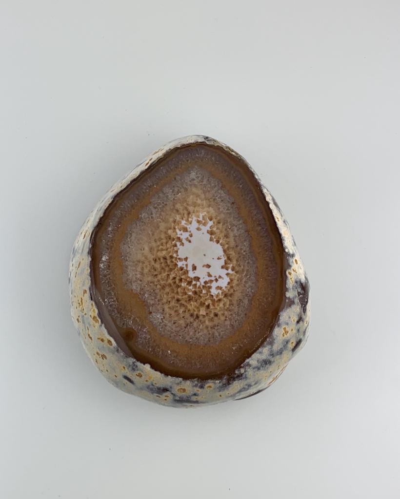 Pedra Ágata Natural Polida 2,780 Kg aproximadamente