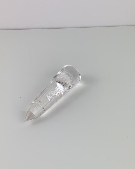 Bastão Vogel Cristal de Quartzo 24 Facetas 50 a 72 gramas