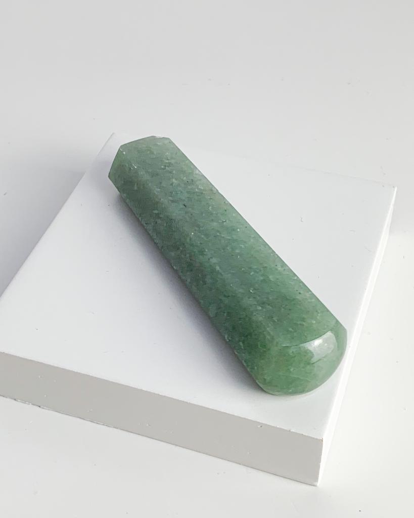 Bastão Massageador Aventurina Verde 54 gramas