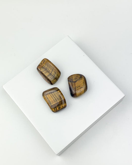 Pedra Olho de Tigre Rolado 4 a 8 gramas