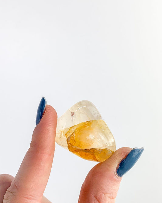 Pedra Quartzo Agente Cura Ouro rolado 23 a 29 gramas