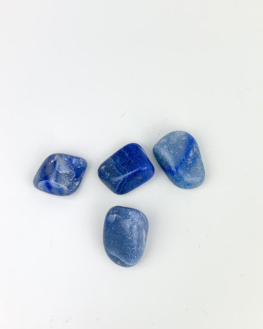 Pedra Quartzo Azul rolado 6 a 13 gramas