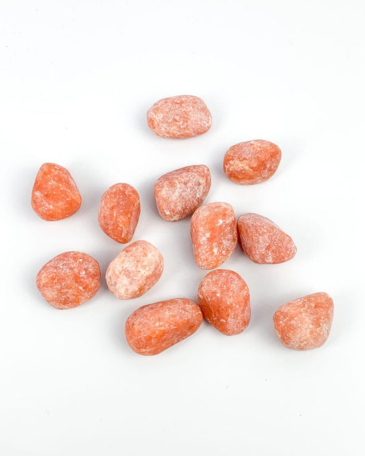Pedra Calcita Laranja Rolada 15 a 19 gramas