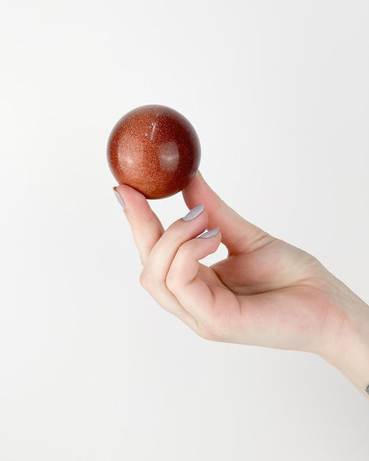 Bola Goldstone Marrom 5,2 cm aprox.