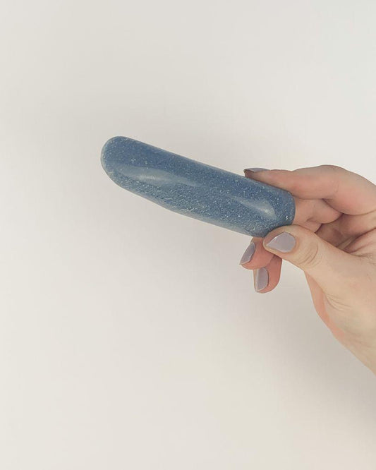 Bastão Massageador Quartzo Azul 109 a 117 gramas