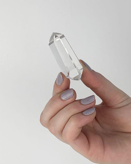 Bastão Cristal de Quartzo Biterminado 25 a 39 gramas aprox.