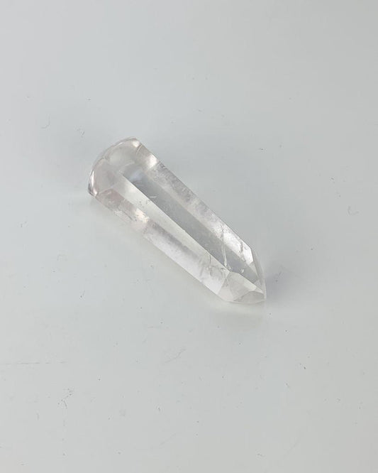 Bastão Massageador Cristal de Quartzo Biterminado 35 a 54 gramas aprox.
