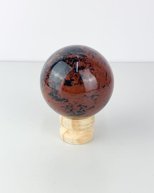 Bola Obsidiana Cor do Mogno 6,1 cm aprox.