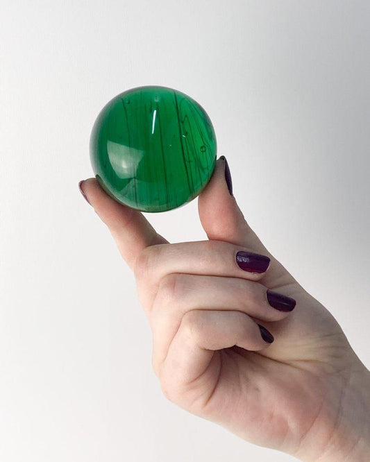 Bola Obsidiana Verde 156 a 177 gramas aprox.
