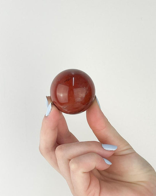 Bola Dolomita Vermelha 4,0 cm aprox.