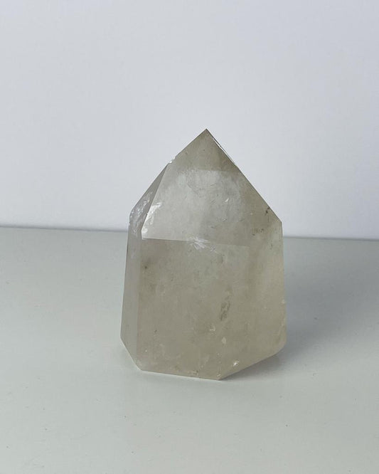 Ponta Polida Cristal de Quartzo 340 a 397 gramas aprox.