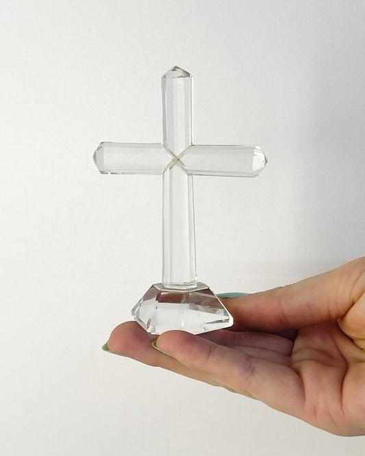 Cruz Cristal de Quartzo  68 a 76 gramas aprox.