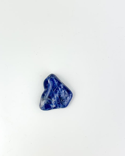 Pedra Sodalita rolada 14 a 20 gramas