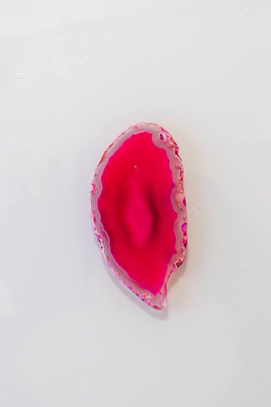 Chapa Ágata rosa tingida 01