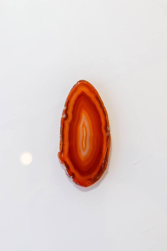 Chapa Ágata vermelho tingido 01