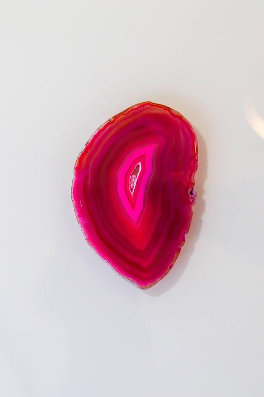 Chapa Ágata rosa tingida 02