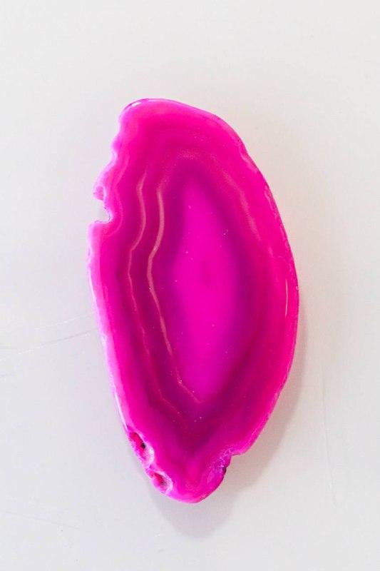 Chapa Ágata Rosa Tingida 00