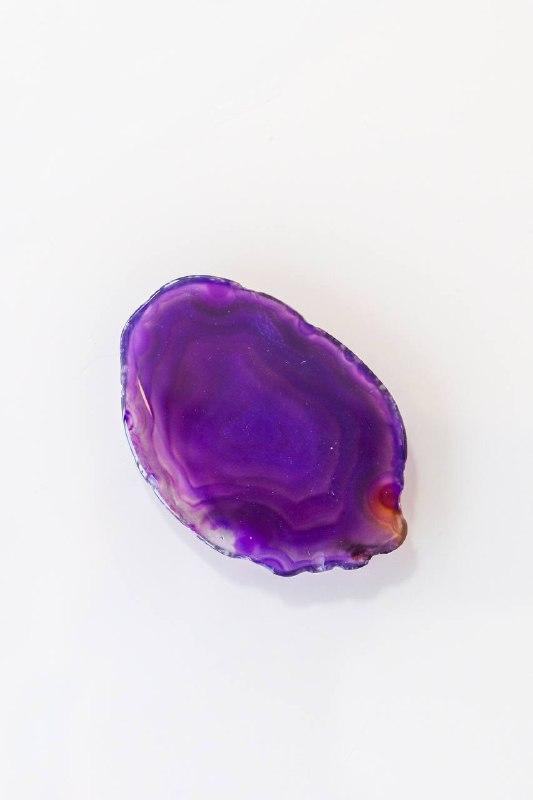 Chapa Ágata Roxa Tingida 00