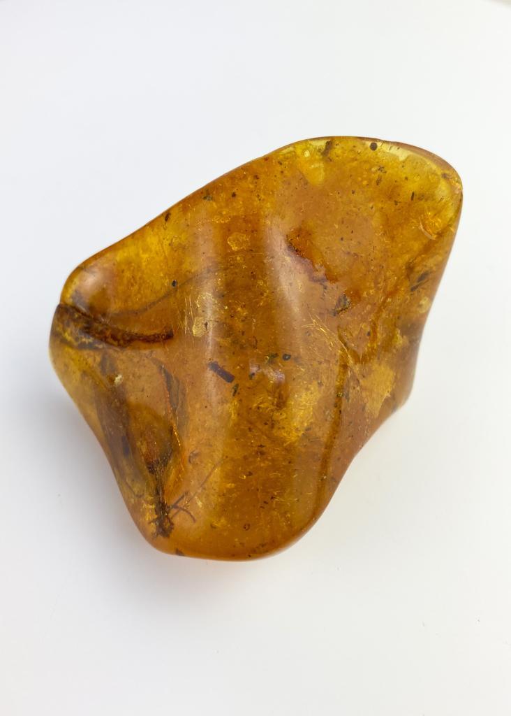 Pedra Âmbar Polido Copal 40 gramas