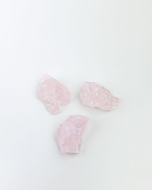 Pedra Quartzo rosa bruto 20 a 25 gramas