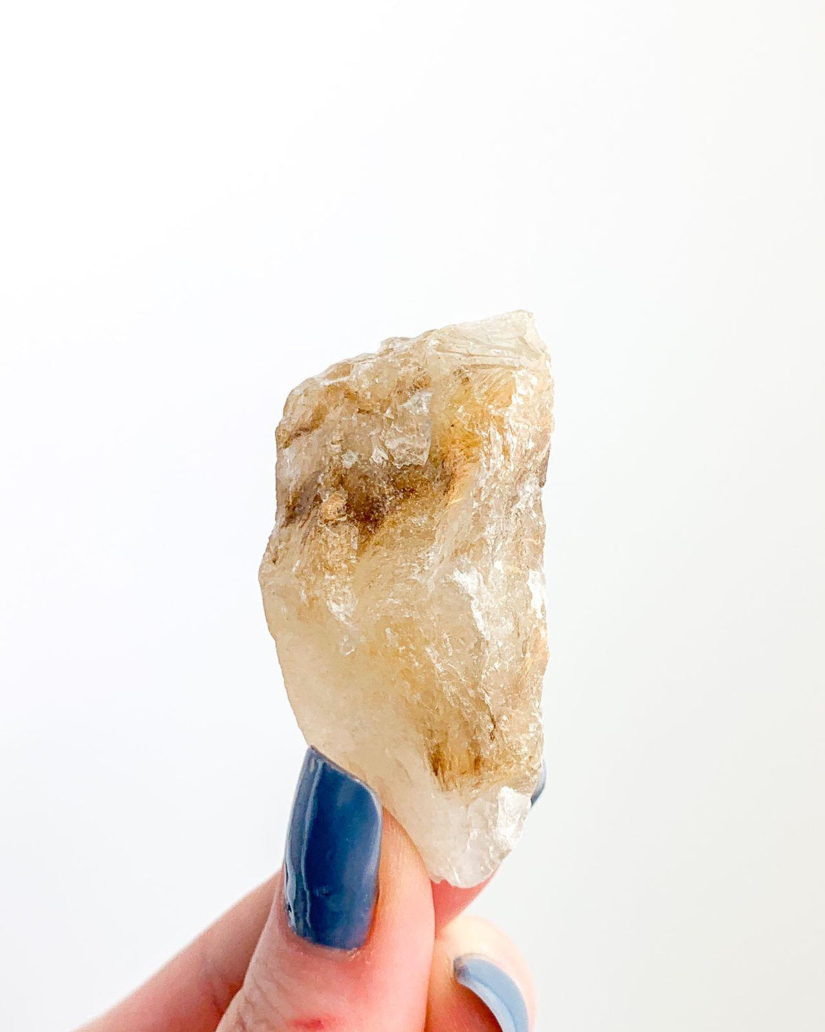 Pedra Quartzo rutilado bruto 30 a 38 gramas