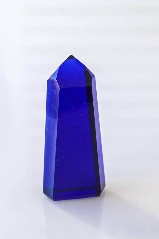 Ponta Polida Obsidiana Azul 150 a 160 gramas aprox.
