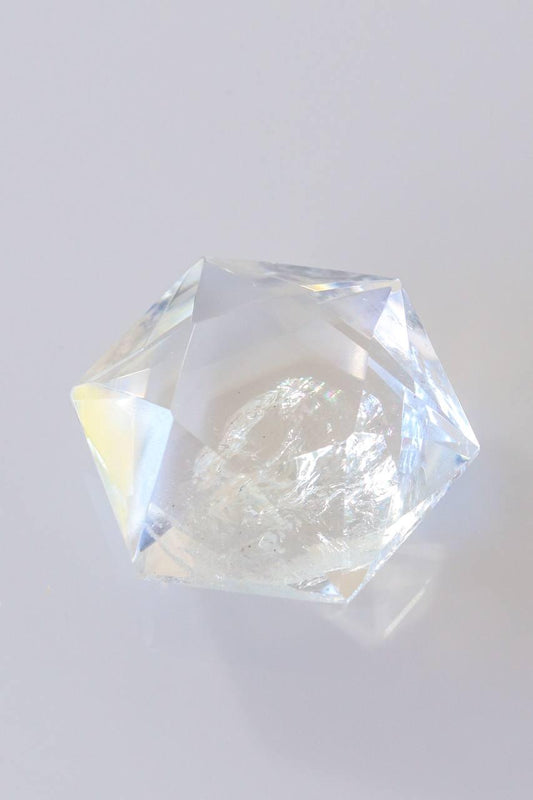 Estrela de Davi Cristal de Quartzo 34 a 45 Gramas
