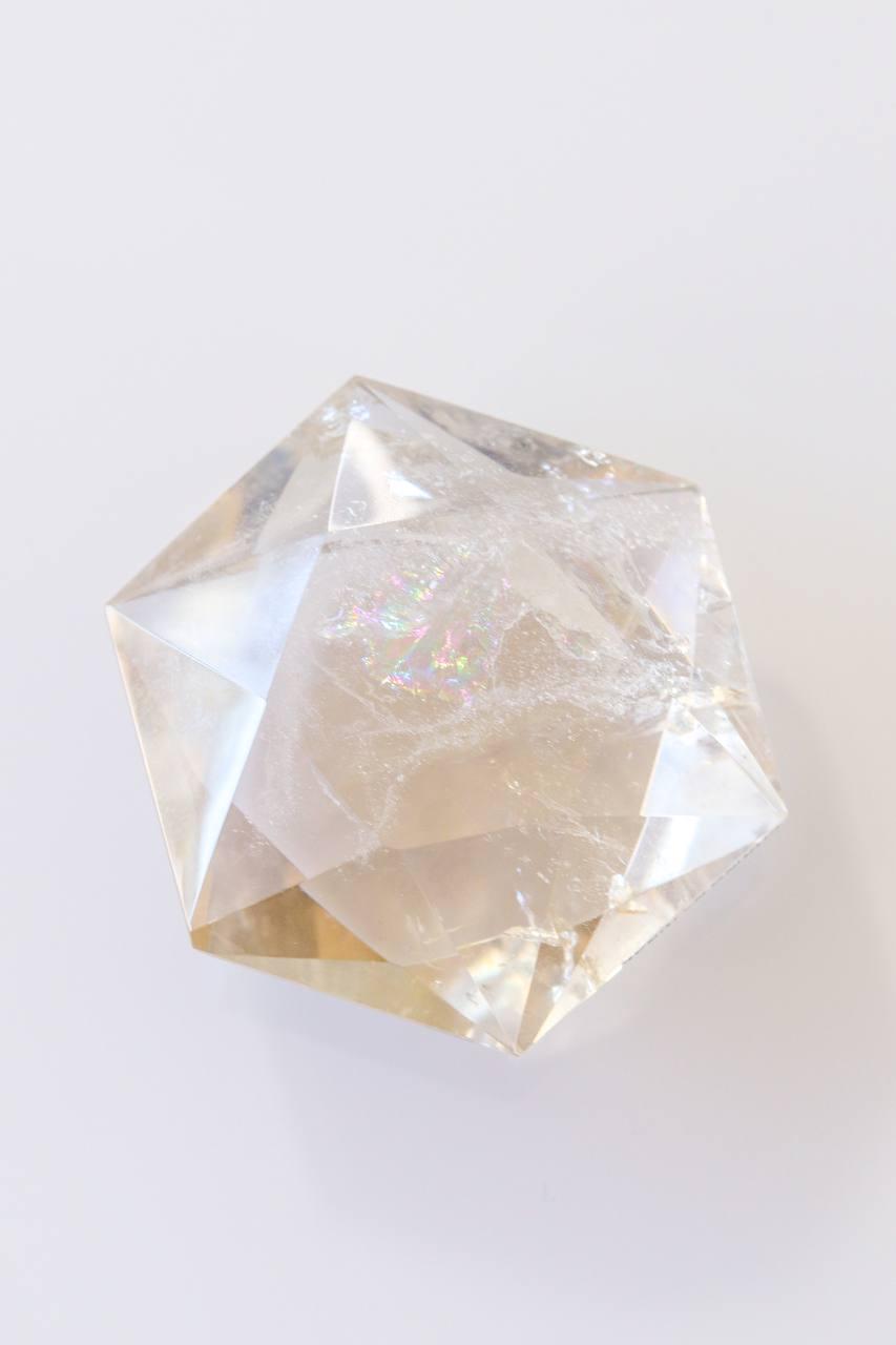 Estrela de Davi Citrino Natural 170 Gramas