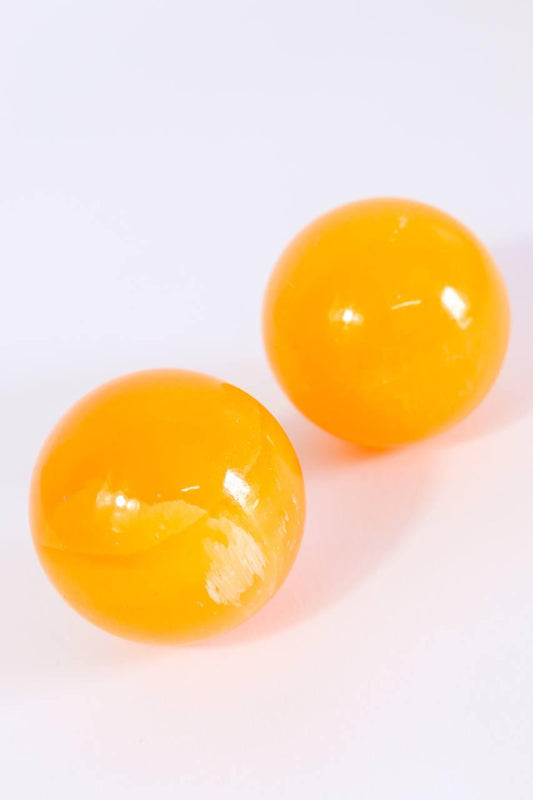 Esfera de Calcita Amarela 4,0 cm aprox.