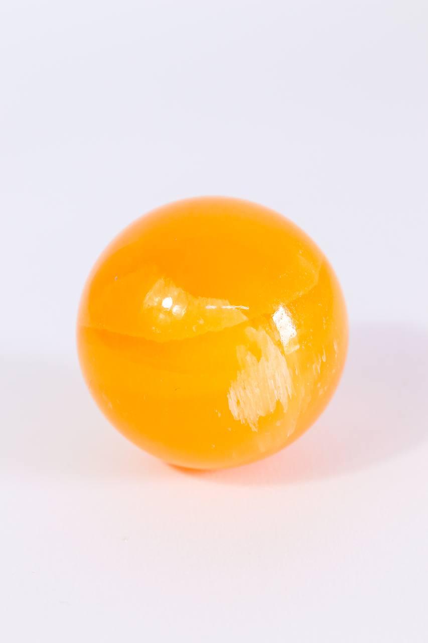 Esfera de Calcita Amarela 4,0 cm aprox.
