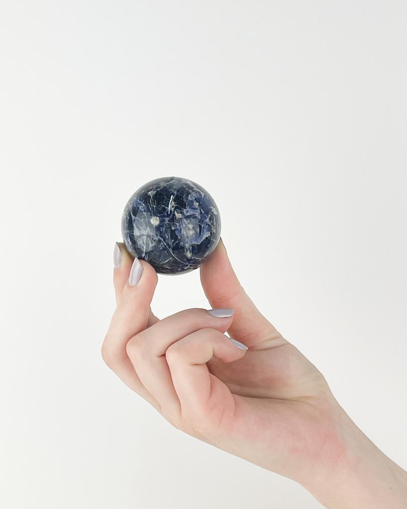 Bola Sodalita 4,5 a 5,0 cm aprox.