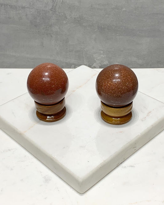 Bola Goldstone marrom 4,5 cm aprox.